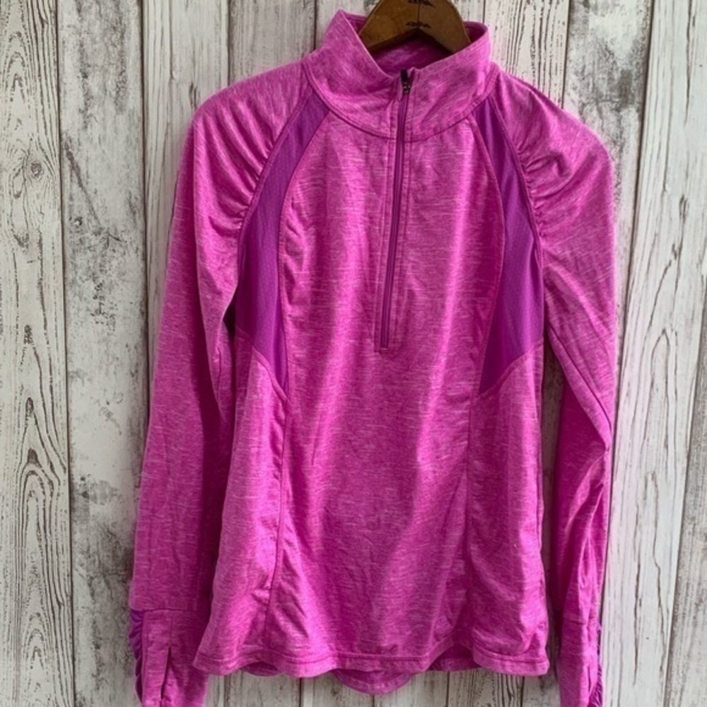 Xersion pink half zip pullover jacket size…
